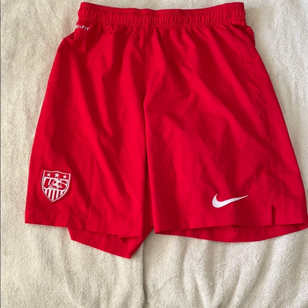 US Soccer Nike short red medium